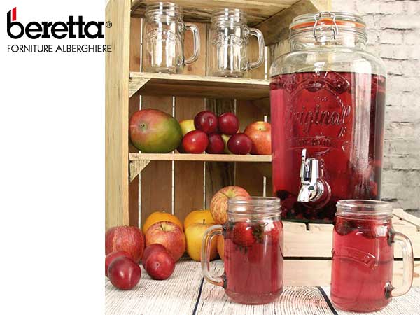 BIRDROCK HOME Dispenser Bevande Impilabile In Acciaio Inox - 2 Sezioni Da 1 Gallone, Per Limonata E Sangria